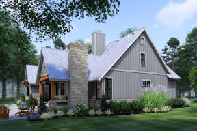 Modern Farmhouse Plan: 1,477 Square Feet, 3 Bedrooms, 2 Bathrooms ...