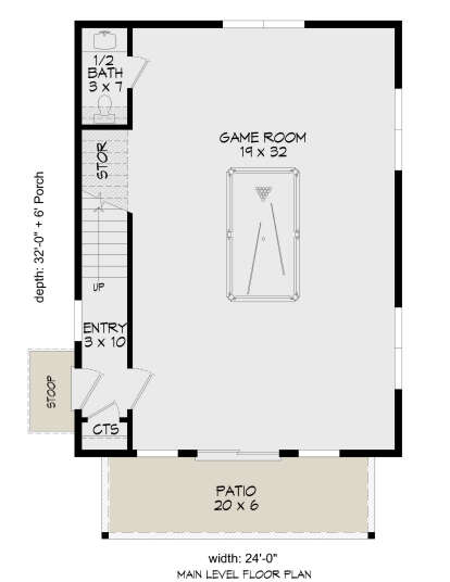First Floor for House Plan #940-00918