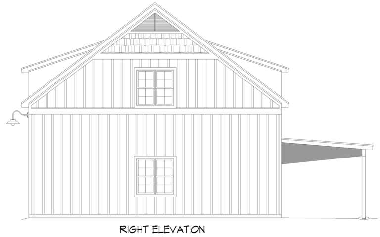 Barn Plan: 0 Square Feet - 940-00933