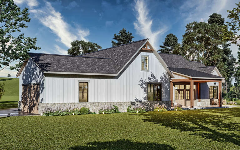 Modern Farmhouse Plan: 2,764 Square Feet, 4 Bedrooms, 3.5 Bathrooms ...