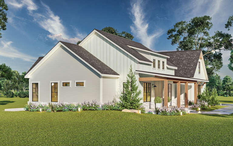 Modern Farmhouse Plan: 2,473 Square Feet, 3 Bedrooms, 3 Bathrooms ...