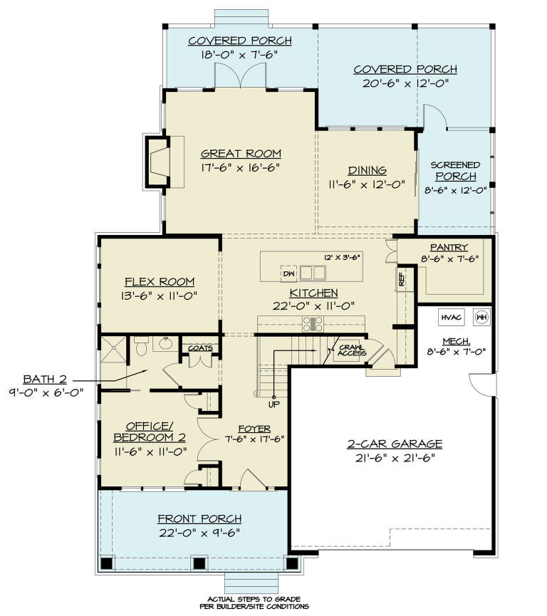 House Plan House Plan #30109 Drawing 1