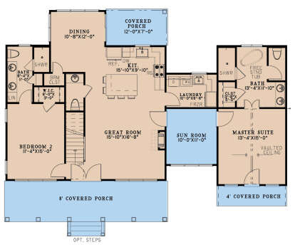Main Floor for House Plan #8318-00375