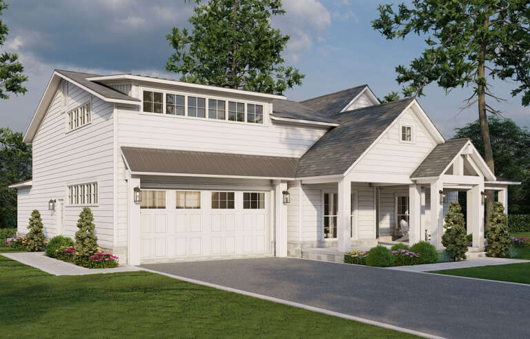 Modern Farmhouse Plan: 2,552 Square Feet, 4 Bedrooms, 2.5 Bathrooms ...