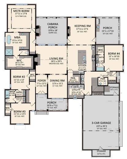 Main Floor  for House Plan #5995-00036