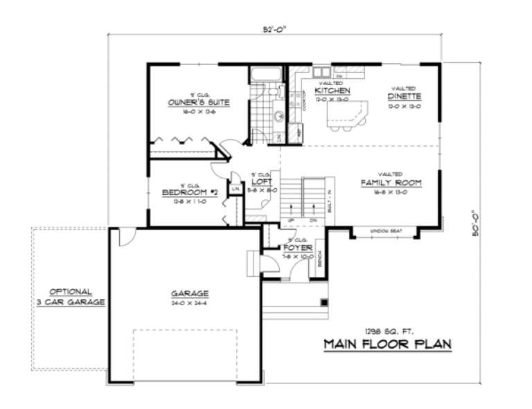 House Plan House Plan #3013 Drawing 2