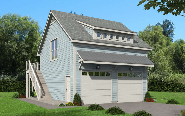 House Plan House Plan #30151 Angled Front Elevation