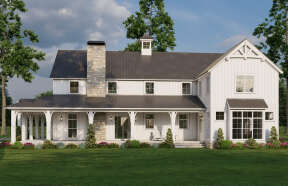 Modern Farmhouse Plan: 4,065 Square Feet, 4 Bedrooms, 5 Bathrooms ...