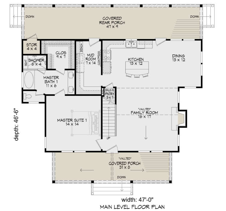 House Plan House Plan #30158 Drawing 1