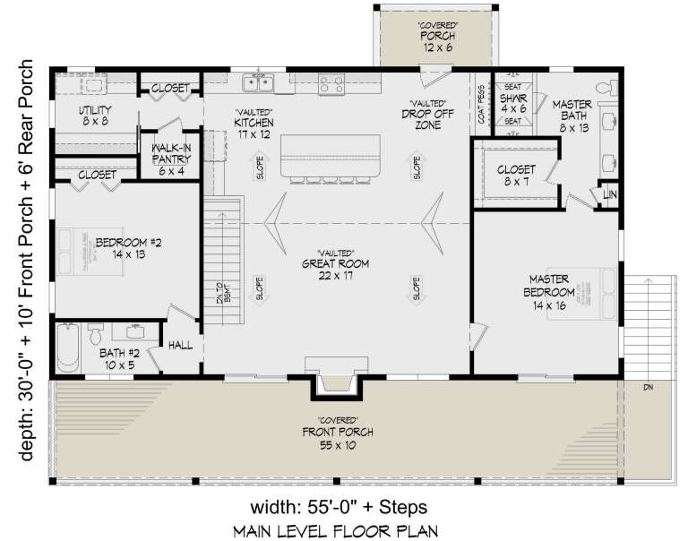 House Plan House Plan #30218 Drawing 1