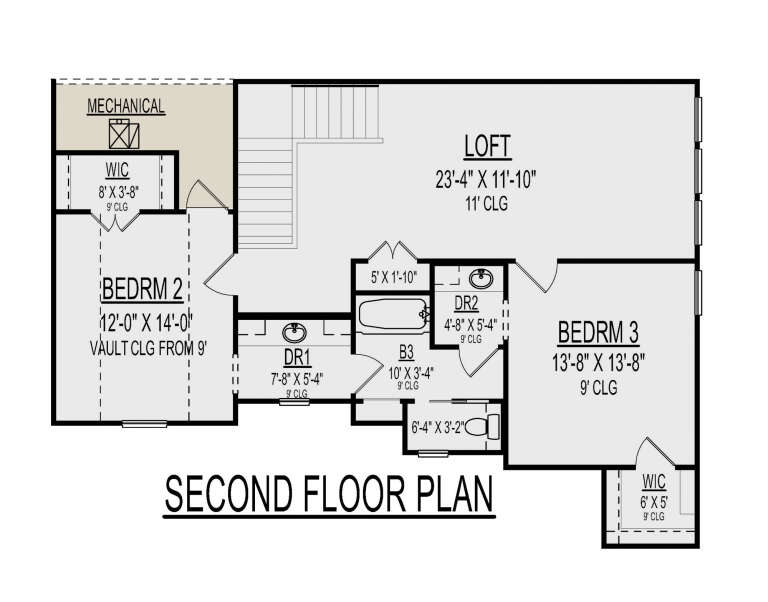 House Plan House Plan #30242 Drawing 2