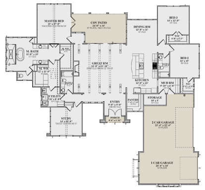 Main Floor  for House Plan #9300-00023