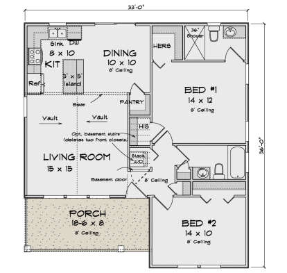 Main Floor  for House Plan #4848-00403