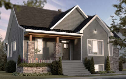 Craftsman House Plan #034-01314 Elevation Photo