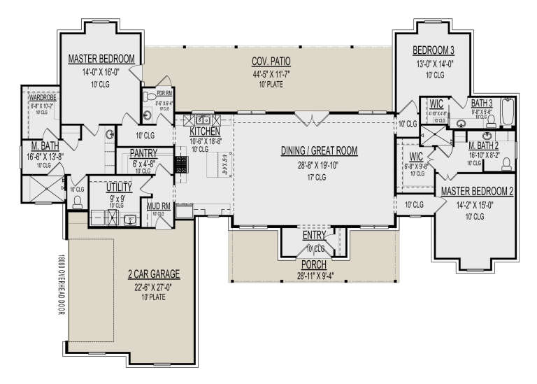 House Plan House Plan #30388 Drawing 1