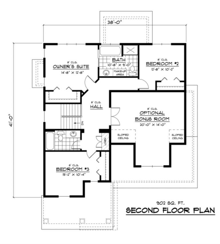 House Plan House Plan #3040 Drawing 2
