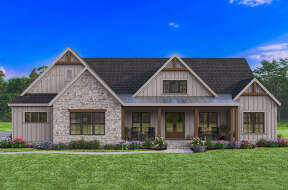 Modern Farmhouse Plan: 2,492 Square Feet, 4 Bedrooms, 3.5 Bathrooms ...