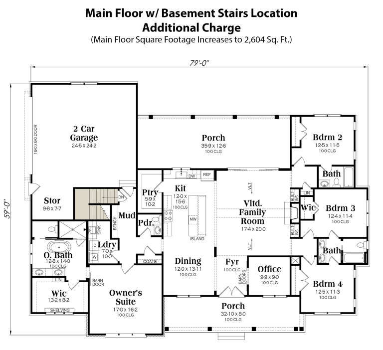 House Plan House Plan #30413 Drawing 2