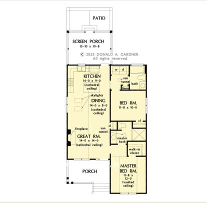 Main Floor  for House Plan #2865-00416