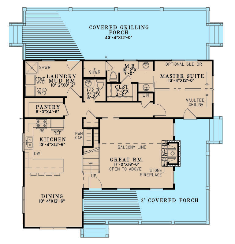 House Plan House Plan #30442 Drawing 1