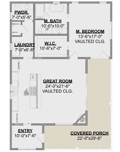 Main Floor  for House Plan #1462-00093