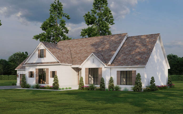 Modern Farmhouse Plan: 1,967 Square Feet, 3 Bedrooms, 2 Bathrooms ...