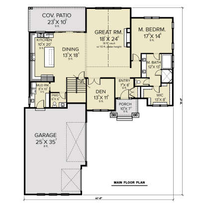 Modern Farmhouse Plan: 3,954 Square Feet, 4 Bedrooms, 4.5 Bathrooms ...