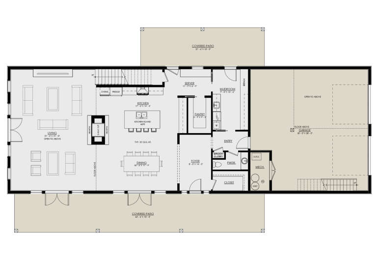 Hull 8541 - 3 Bedrooms and 2.5 Baths | The House Designers - 8541