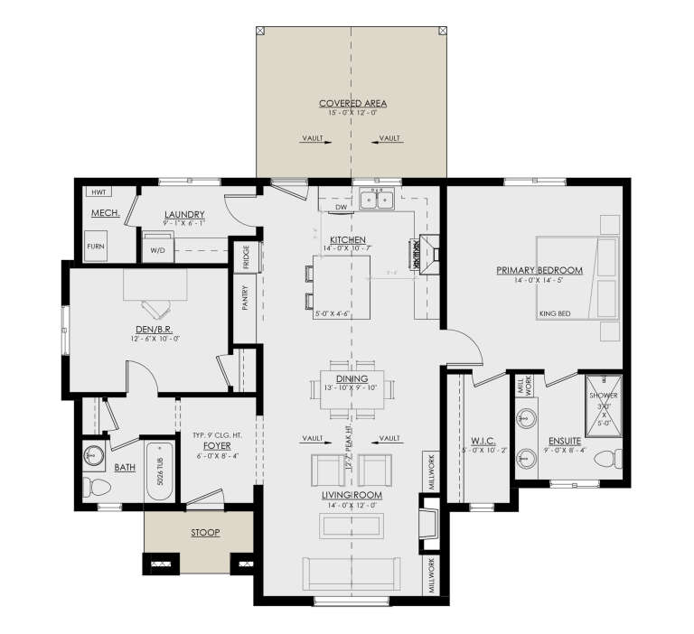 House Plan House Plan #30606 Drawing 1