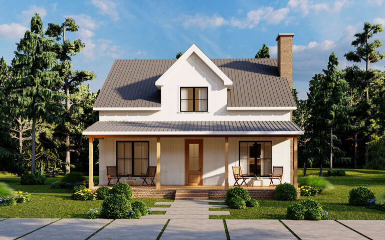 House Plan House Plan #30641 Front Elevation 