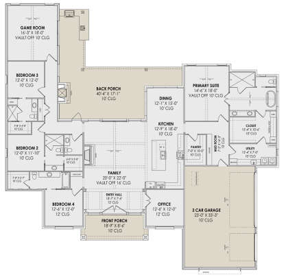Main Floor  for House Plan #7983-00010