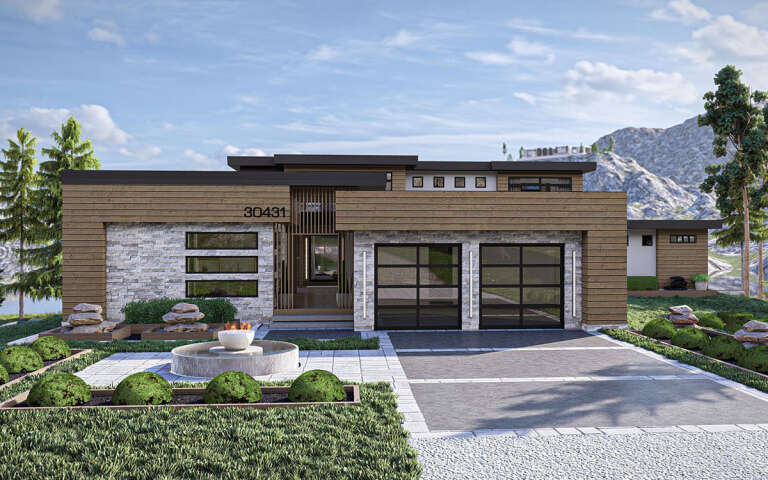 House Plan House Plan #30668 Front Elevation 