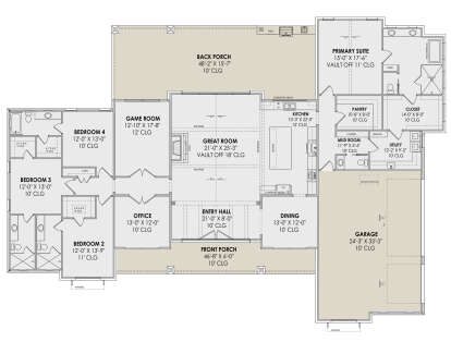 Main Floor  for House Plan #7983-00016