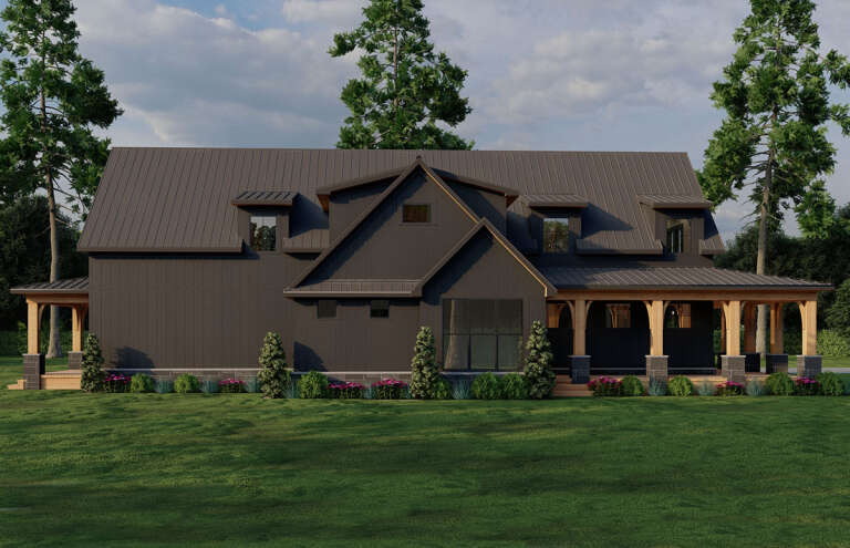 Modern Farmhouse Plan: 3,033 Square Feet, 4 Bedrooms, 3.5 Bathrooms ...