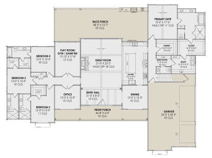 Main Floor  for House Plan #7983-00037