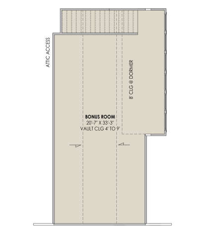 Bonus Room for House Plan #7983-00037