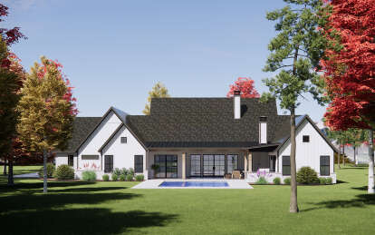 Modern Farmhouse House Plan #7983-00040 Elevation Photo