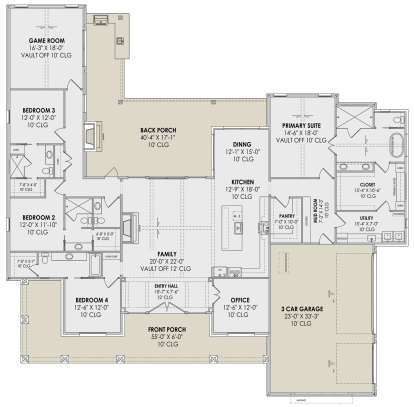 Main Floor  for House Plan #7983-00040