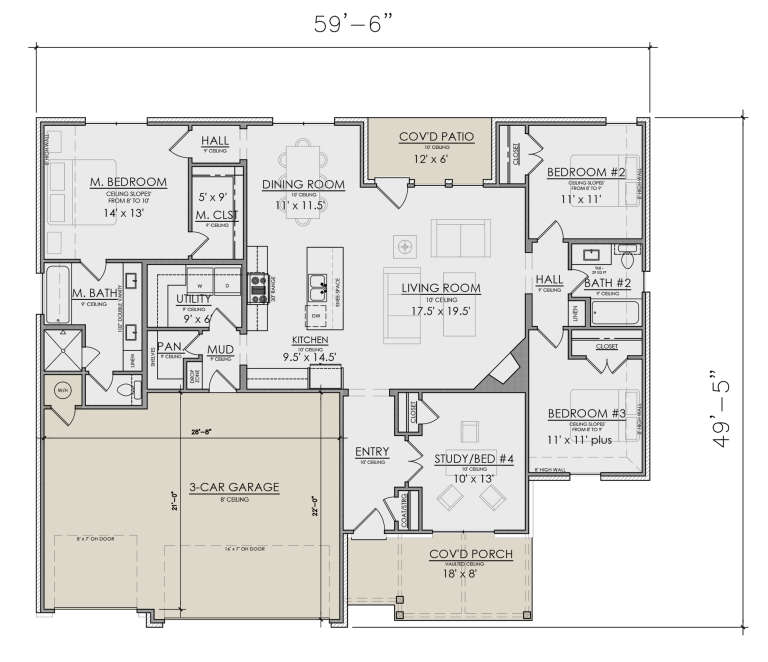 House Plan House Plan #30737 Drawing 1