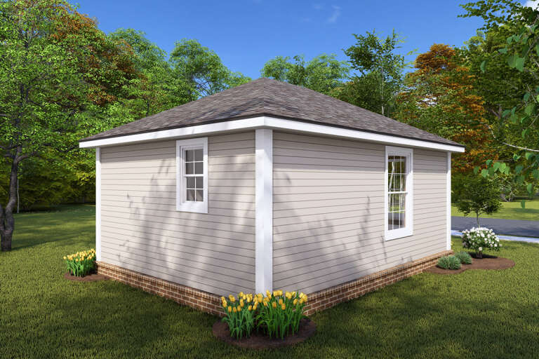 Cottage Plan: 292 Square Feet, 1 Bedroom, 1 Bathroom - 4848-00408