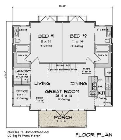 Main Floor  for House Plan #4848-00410