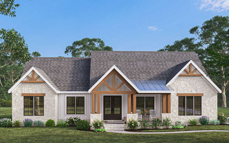 House Plan House Plan #30753 Front Elevation 