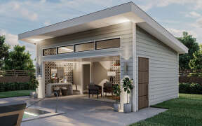 Modern Plan: 330 Square Feet, 0.5 Bathroom - 963-00918