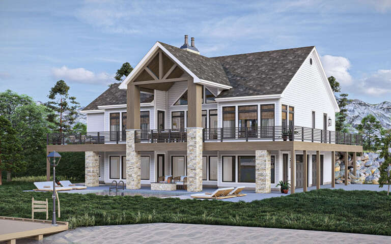 Craftsman Plan: 2,148 Square Feet, 2 Bedrooms, 2.5 Bathrooms - 963-00924