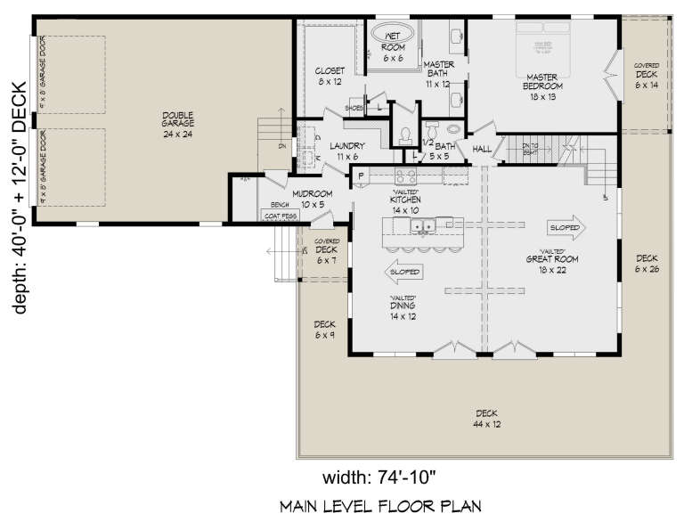 House Plan House Plan #30796 Drawing 1