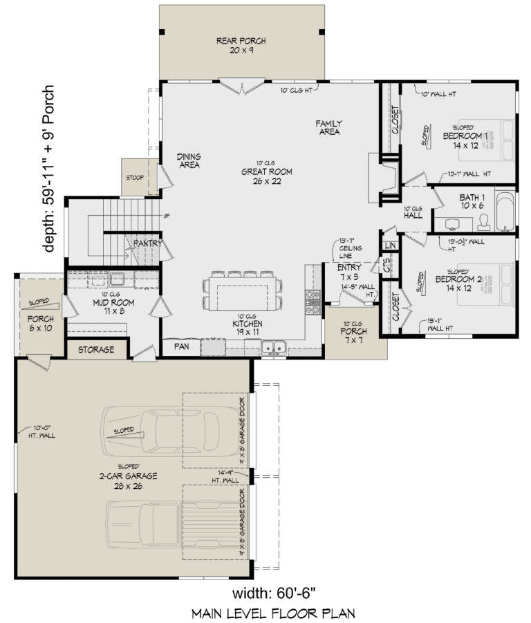 House Plan House Plan #30798 Drawing 1