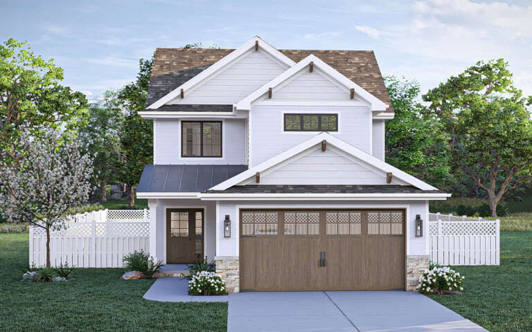 House Plan House Plan #30830 Front Elevation 