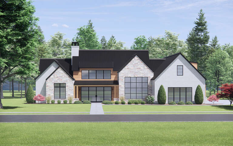 House Plan House Plan #30897 Front Elevation 