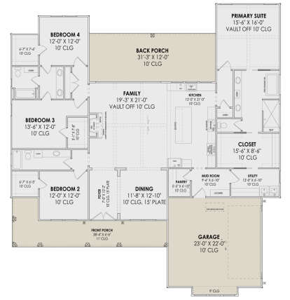 Main Floor  for House Plan #7983-00082