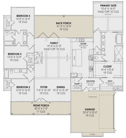 Main Floor  for House Plan #7983-00086